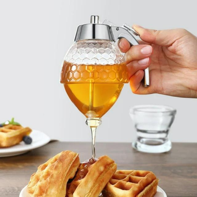HoneySaver – Elegant and Practical Honey Dispenser