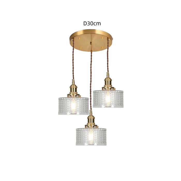 CrystalGlare - Vintage Crystal Hanging Lamp
