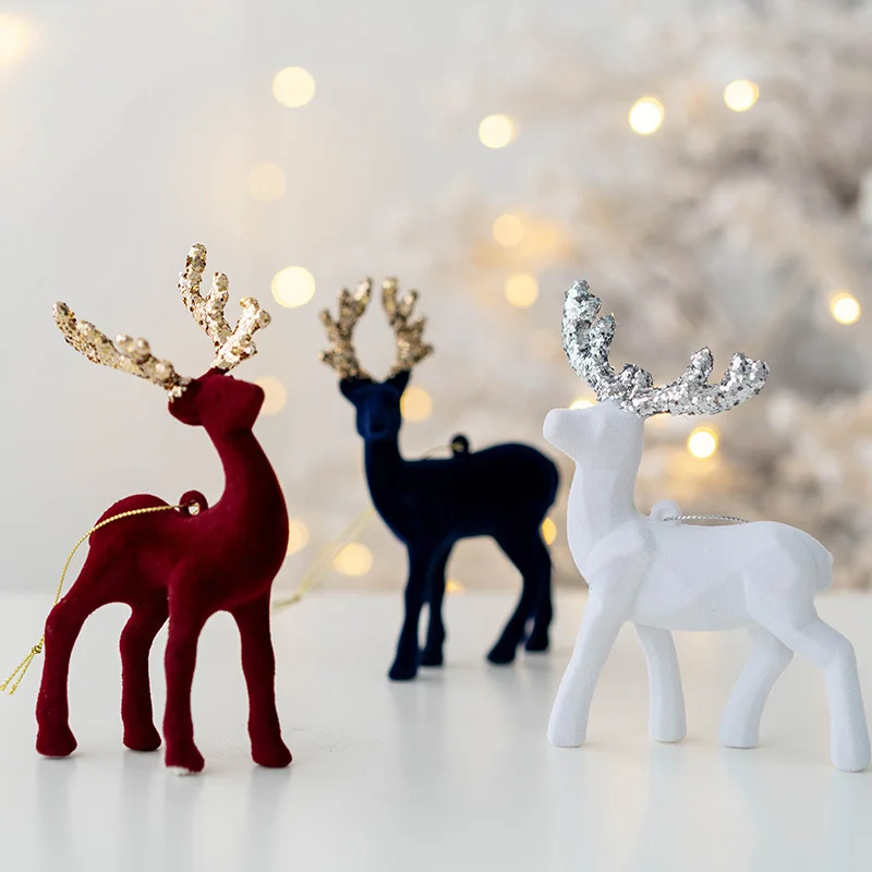 Sparkling Deer Ornament – Luxury Christmas Decoration for a Festive Atmosphere