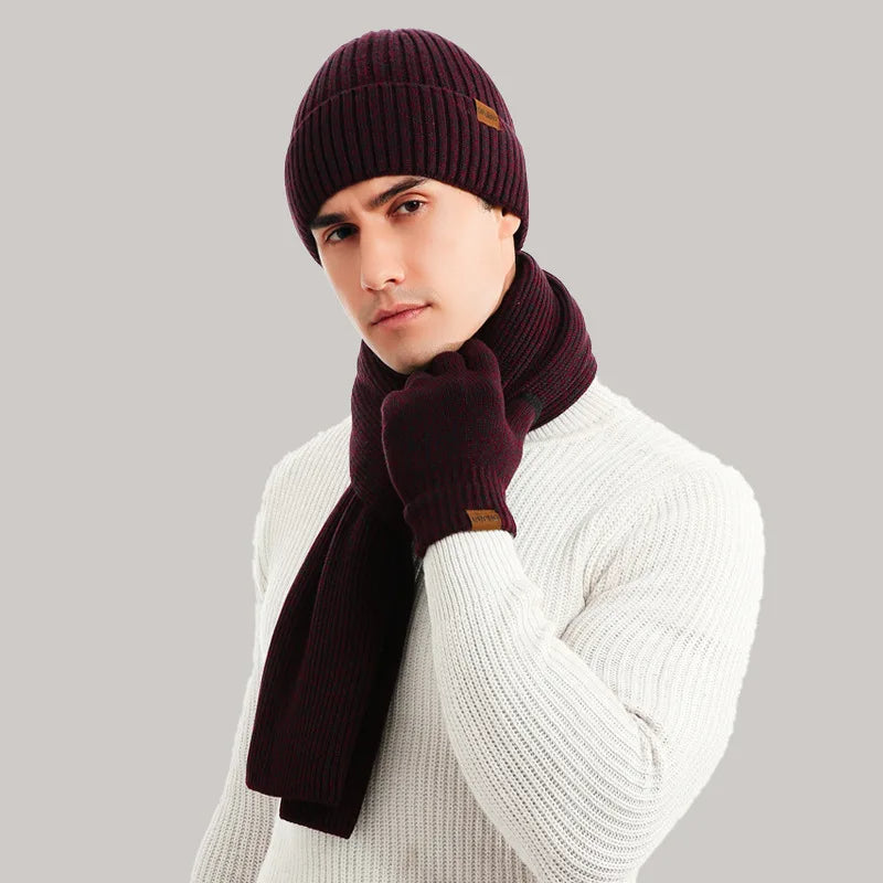 ArcticStyle – Trendy Winter Set with Beanie and Gloves