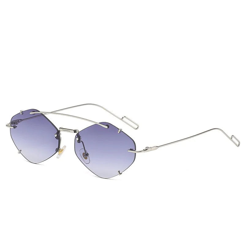 Lucia Eyewear - Trendy Rimless Sunglasses