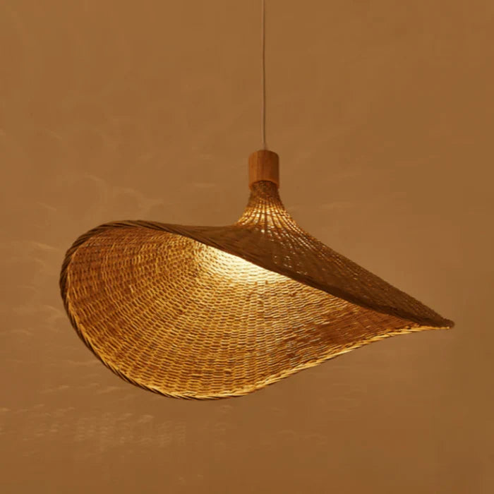 RusticWeave Light – Elegant Rattan Pendant Lamp