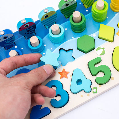 SafariExplorer - Wooden Montessori Toddler Board