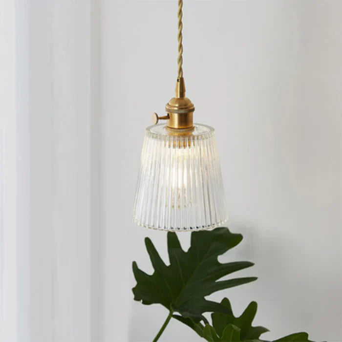 OpulentGlow Pendant – Elegant Glass Pendant Lamp