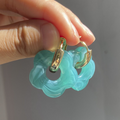 Valeria Earrings – Elegant Gold Floral Designs