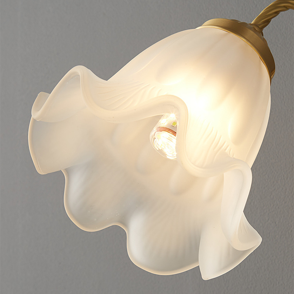 VintageGlow – Retro Glass Wall Lamp for Ambiance