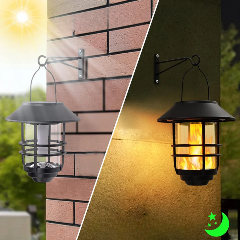 Flamma Glow - Enchanting Solar Wall Lights Set