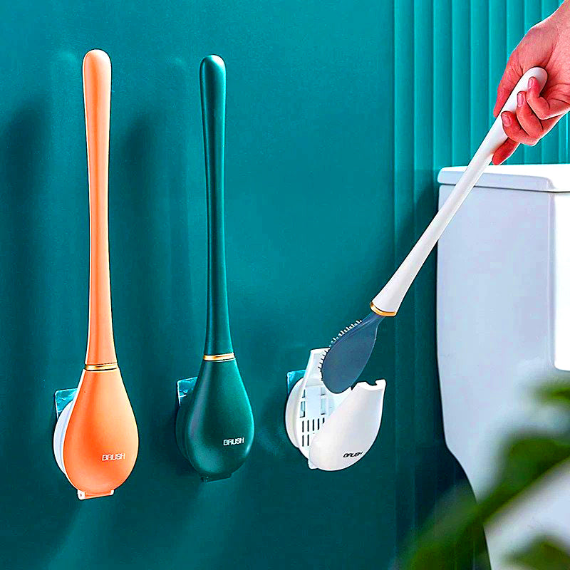 SumiClean - Sleek Silicone Toilet Brush for Your Bathroom
