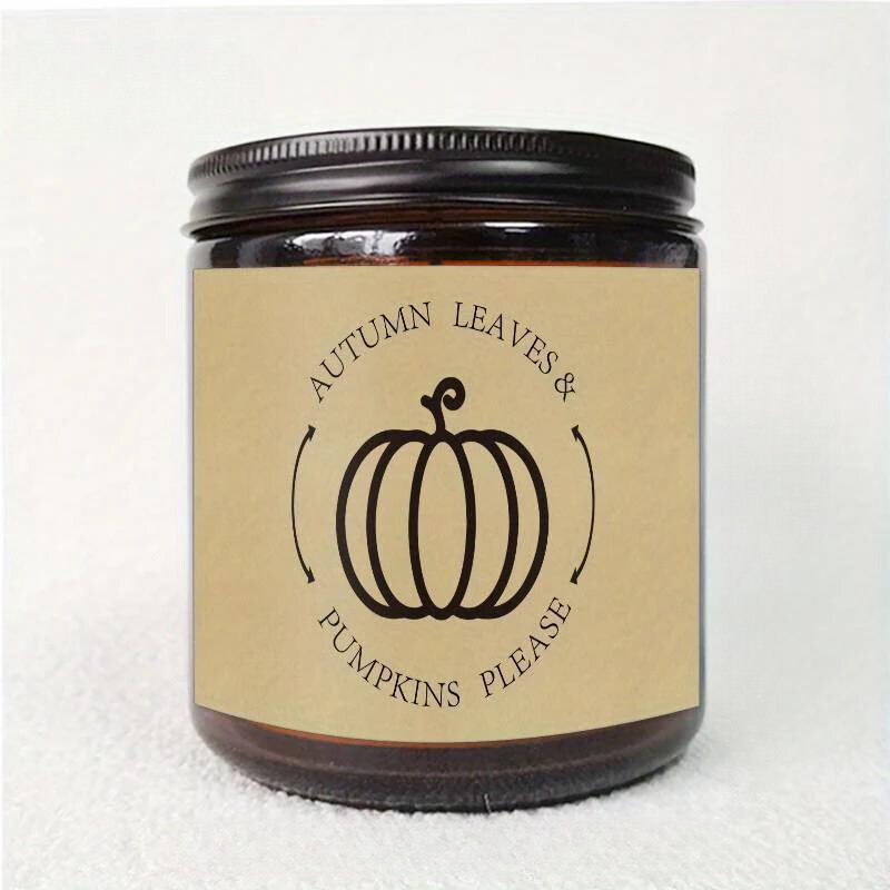 AutumnGlow – Scented Candle with Autumn Leaves & Pumpkins