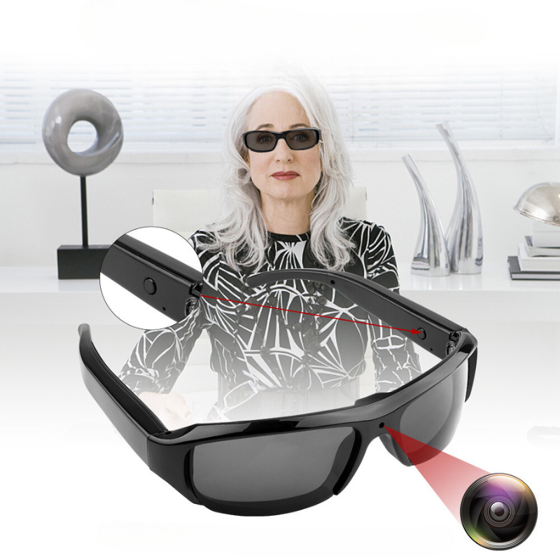 AdventureVision Sunglasses - Stylish 1080P Sports Camera