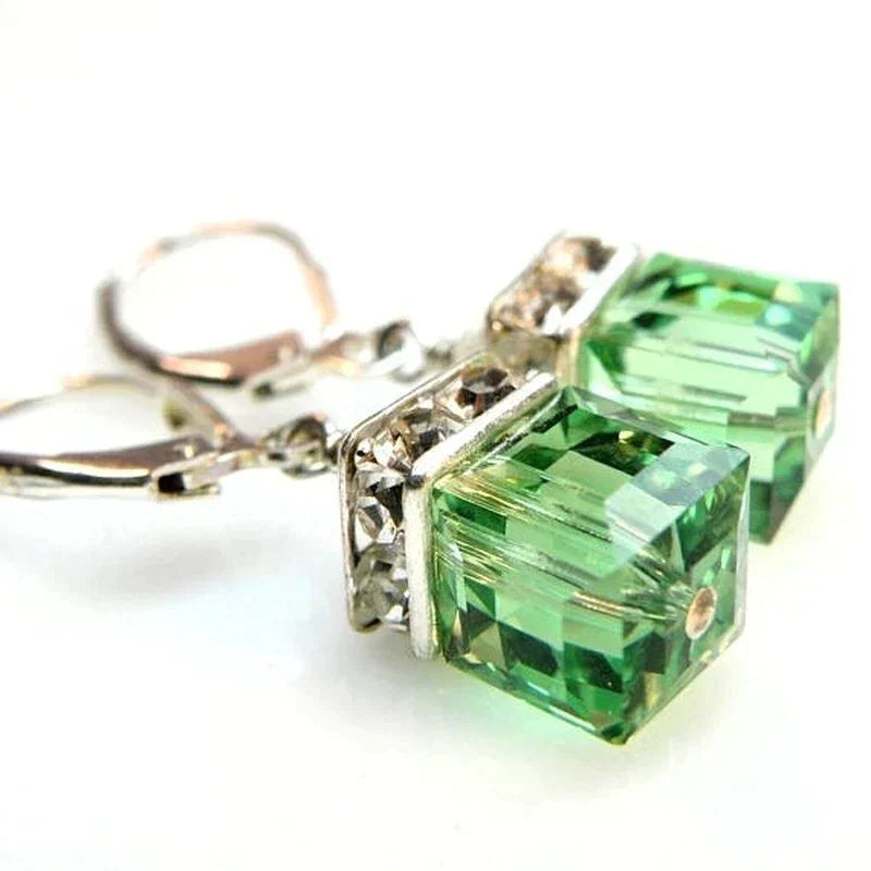 Alluring Green Peridot Earrings | Radiant Dangles for an Enchanting Look!