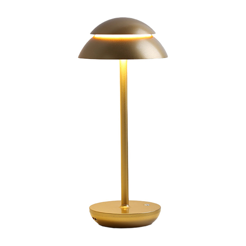 Aurelia Noire - Rechargeable Cordless Table Lamp with Integrated LED Lighting and Battery
