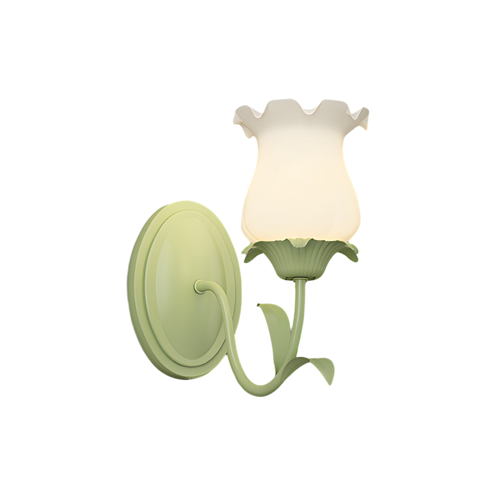FloraGlow - 3D Glass Flower Wall Lamp for Mood Lighting