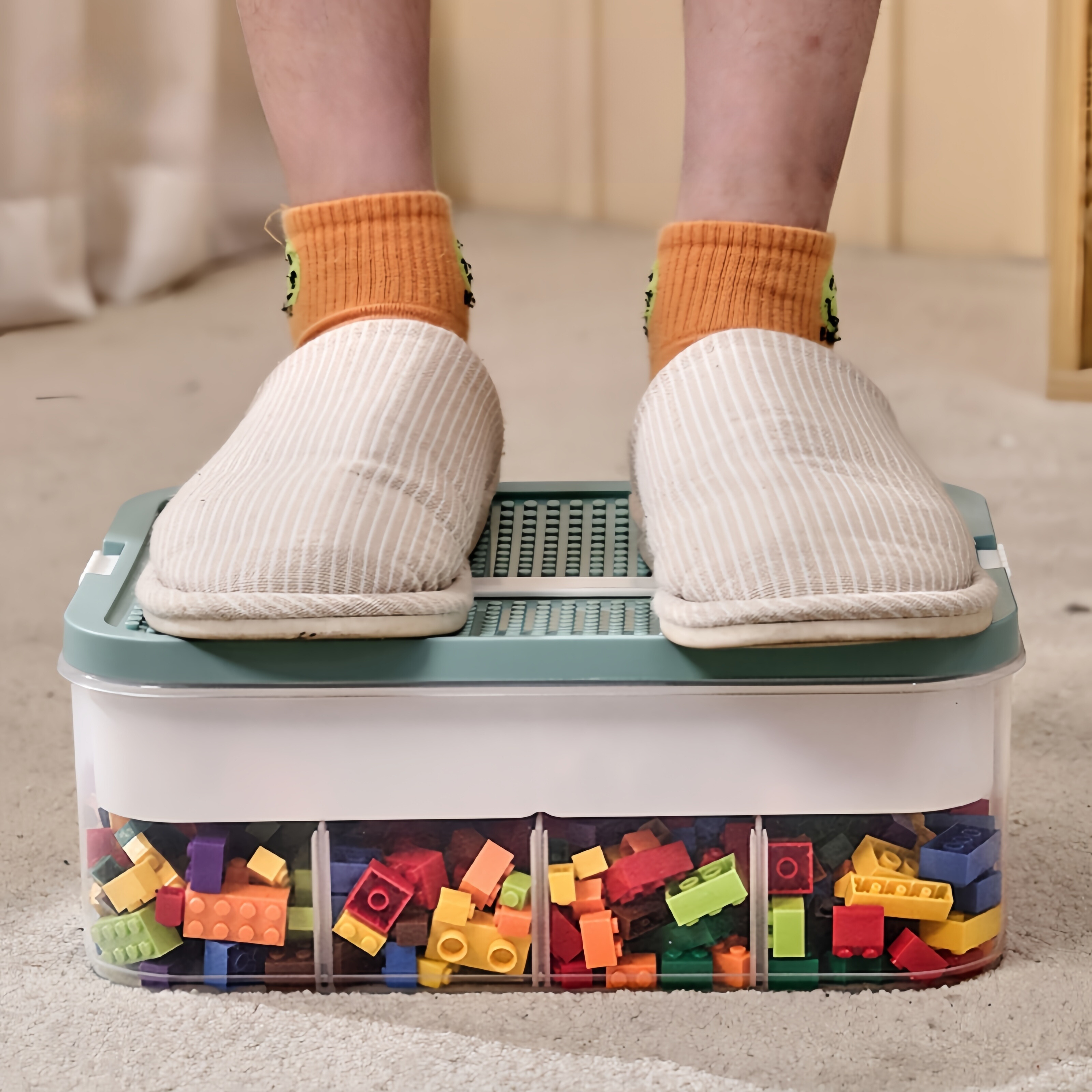 Stack Genius - Elegant Storage Box with Lid for Any Room