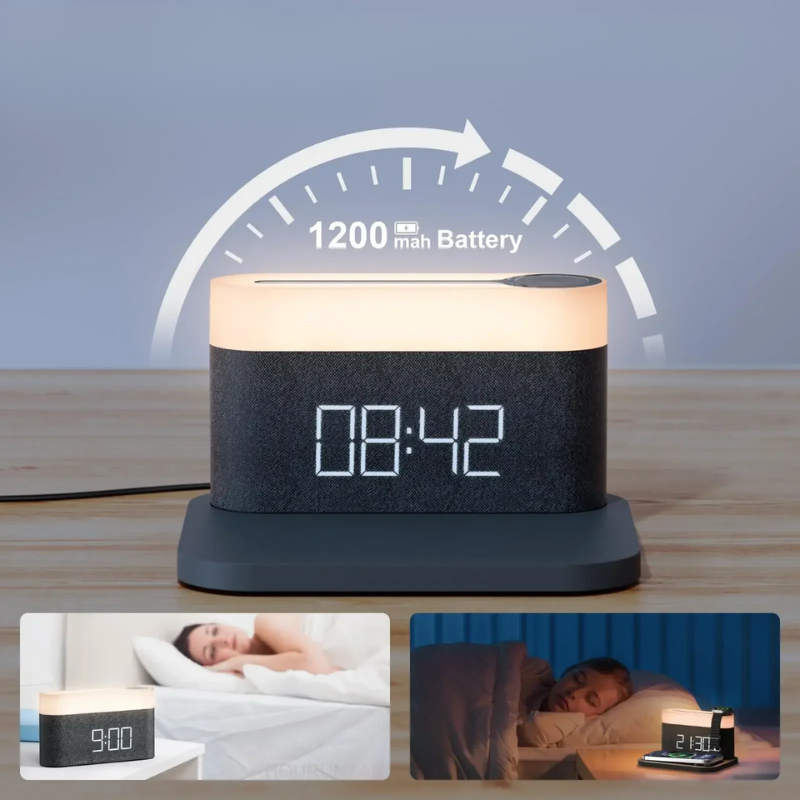 LuxeCharge Pro - Wireless Charger with Night Light