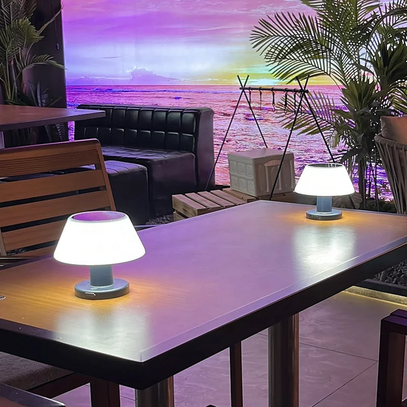 SolarGlow | Solar-Powered Table Lamp