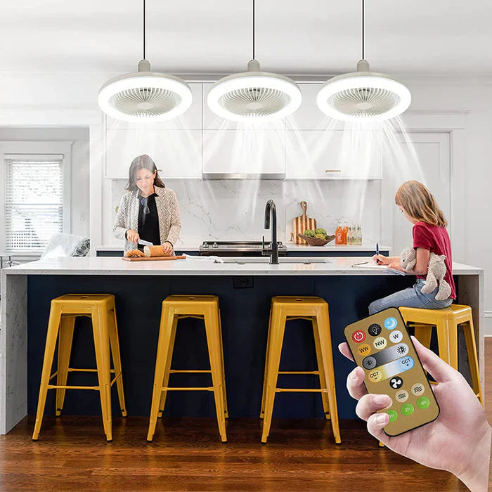 CoolLight Ceiling Fan – Stylish Fan with LED Lighting