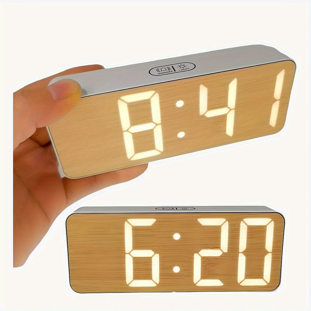 TimeGlow – Stylish LED Alarm Clock with Dimming Function