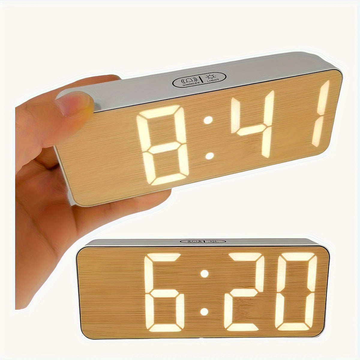 TimeGlow – Stylish LED Alarm Clock with Dimming Function