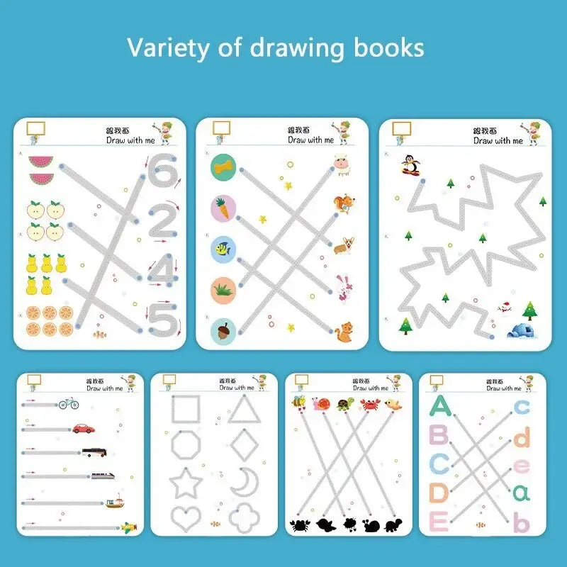 TraceMaster - Educational Writing Booklet for Children