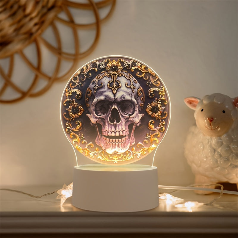 LumiSkull - Colorful USB Skull Table Lamp
