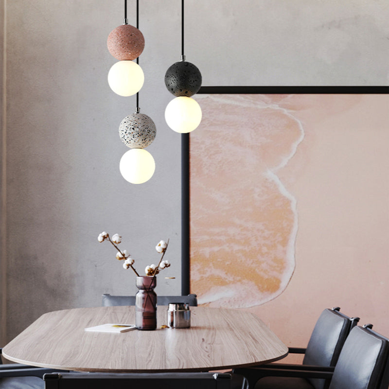 Aurora Glow - Luxury LED Pendant Light in Black/White