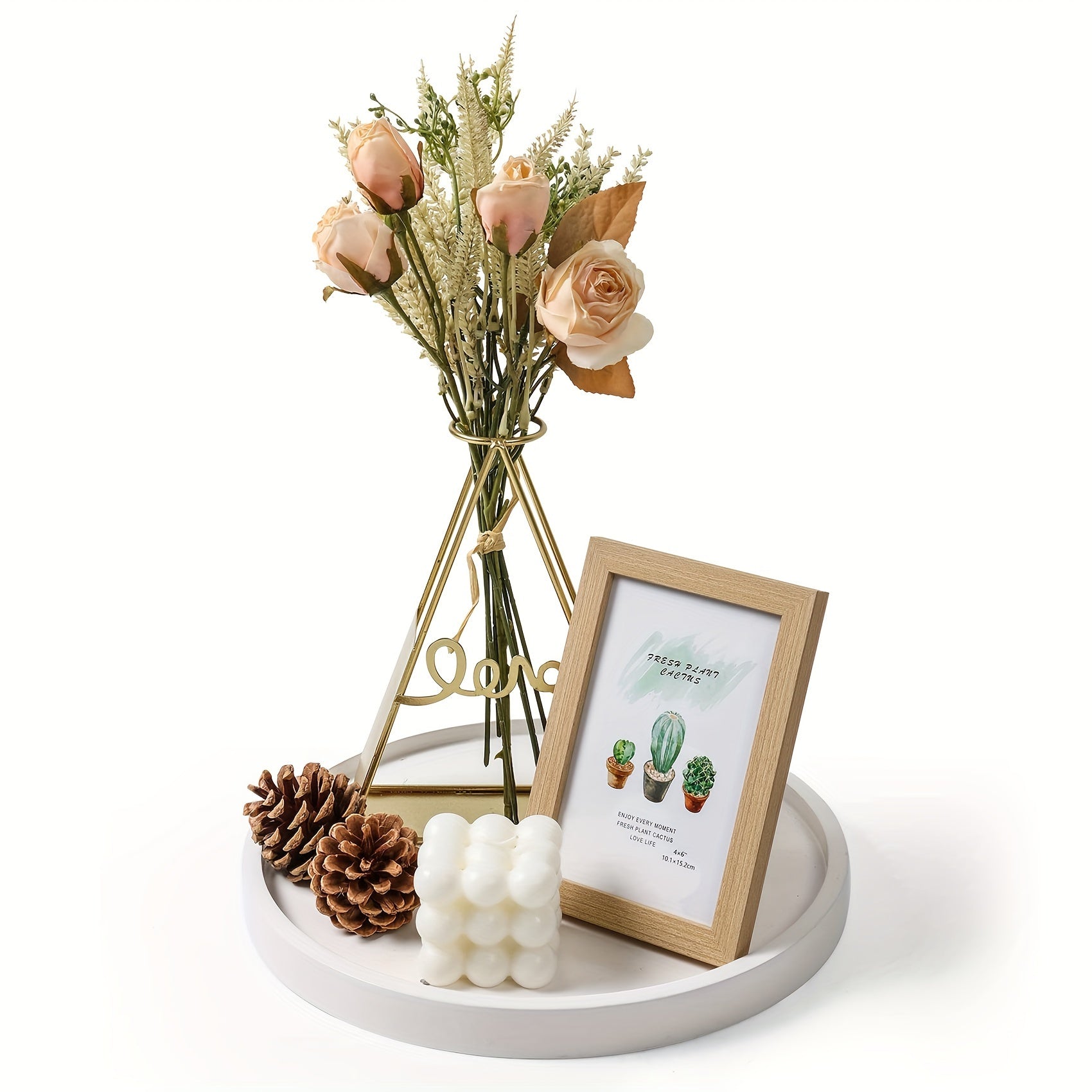 BohoChic - Elegant Wooden Decorative Bowl