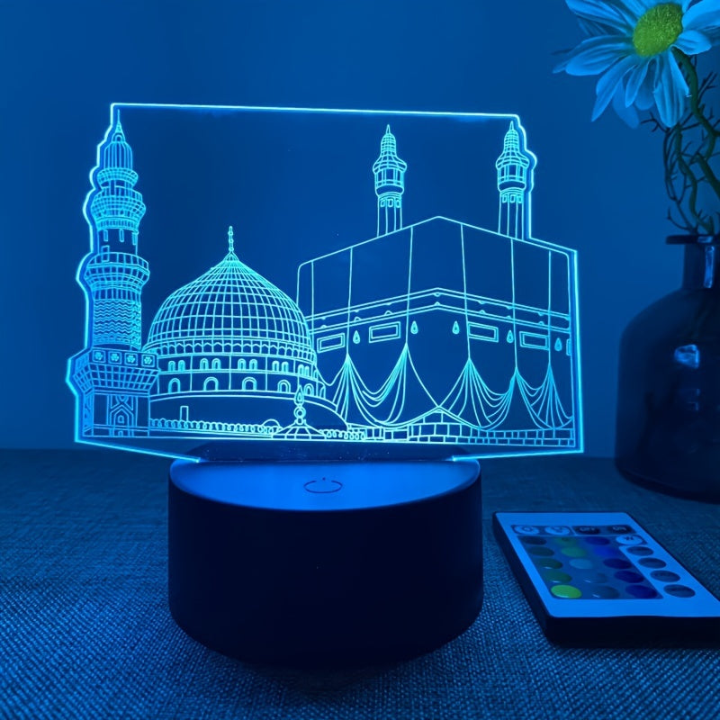 GlowSphere Lamp - 3D Night Light with Remote Control