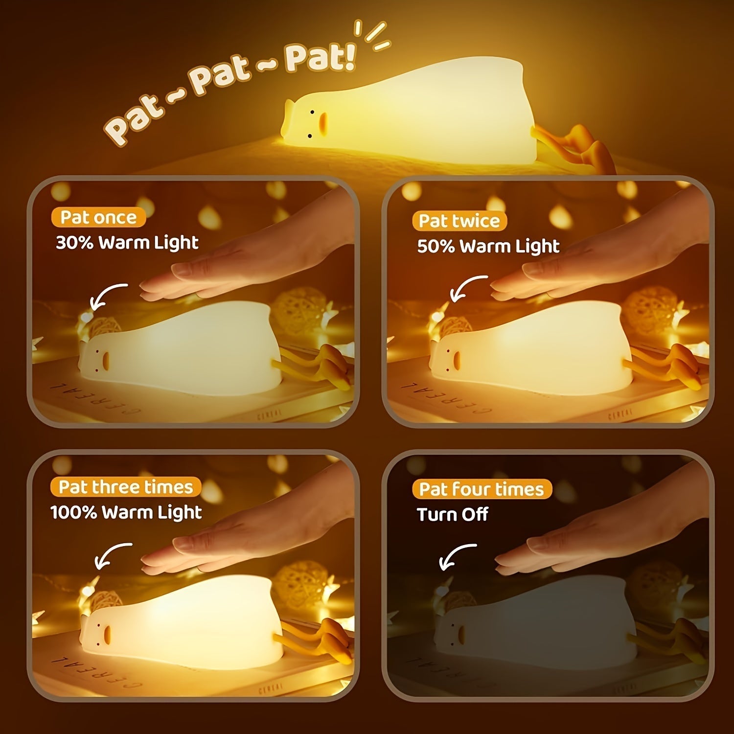 DuckGlow Lamp - Charming LED Duck Ambient Lighting