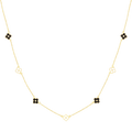 Graceful Floral Pendant Necklace - Lilliane