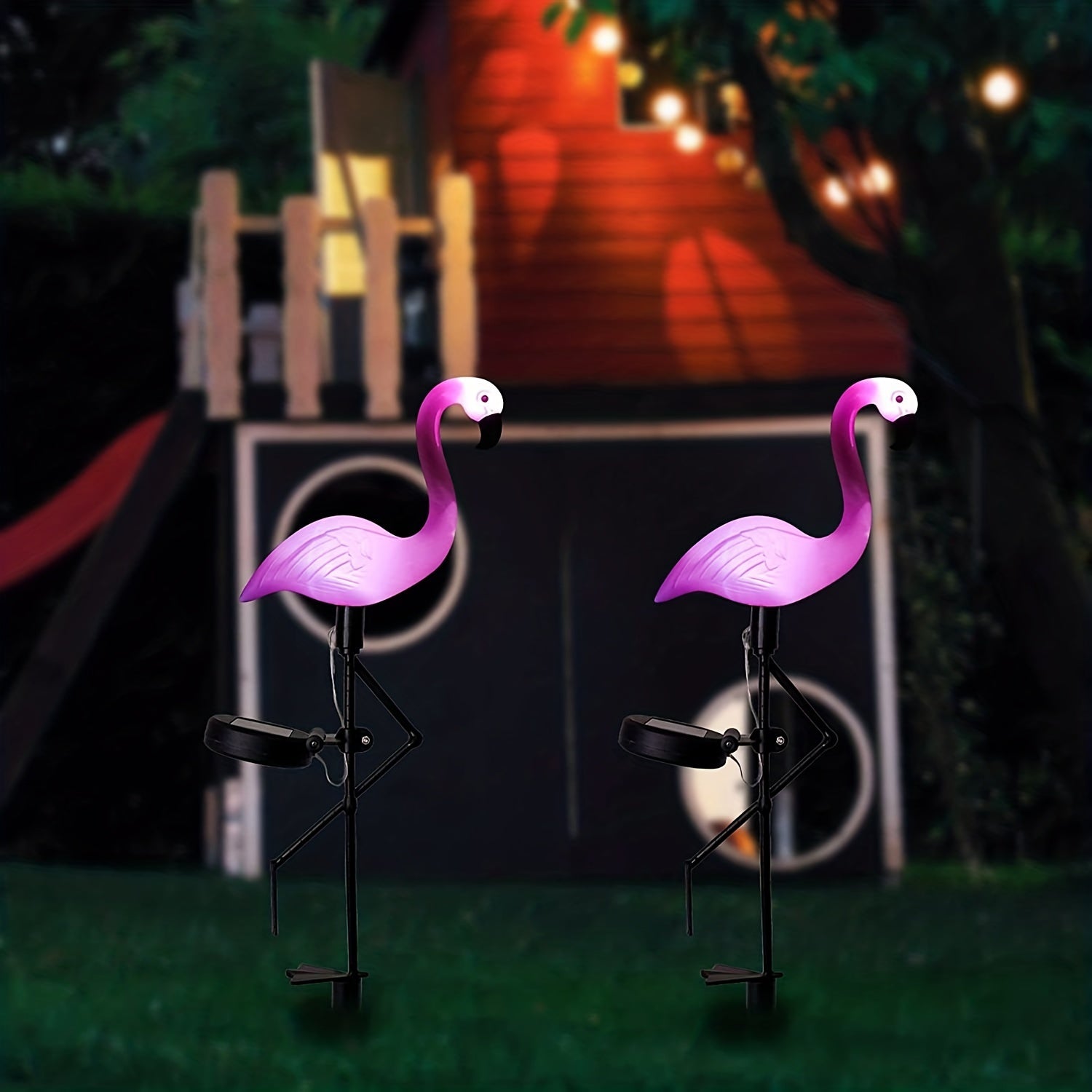 Solar Flamingo Light - Elegant Solar-Powered Flamingo Garden Lamp