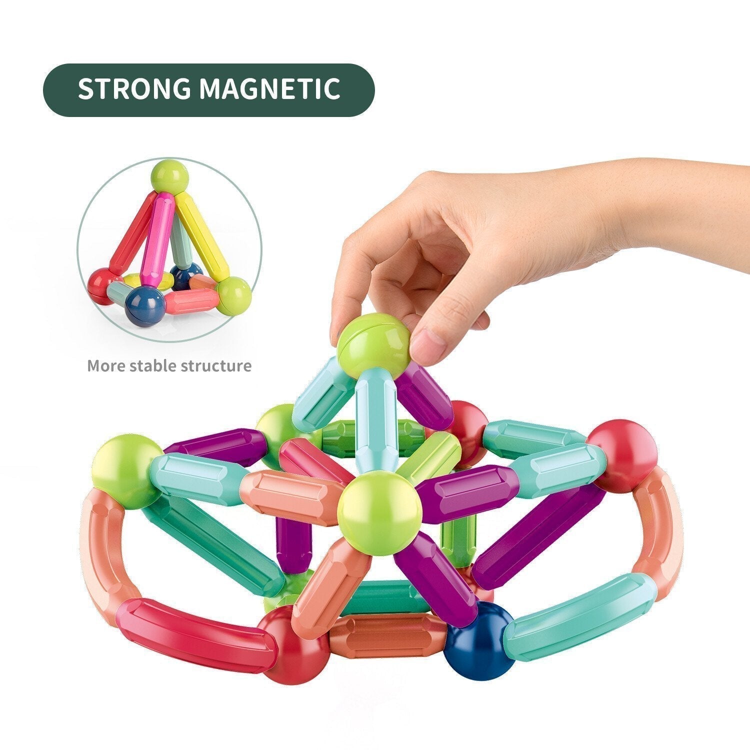 MagicBlocks Toy – Creative Magnetic Toy with Storage Box