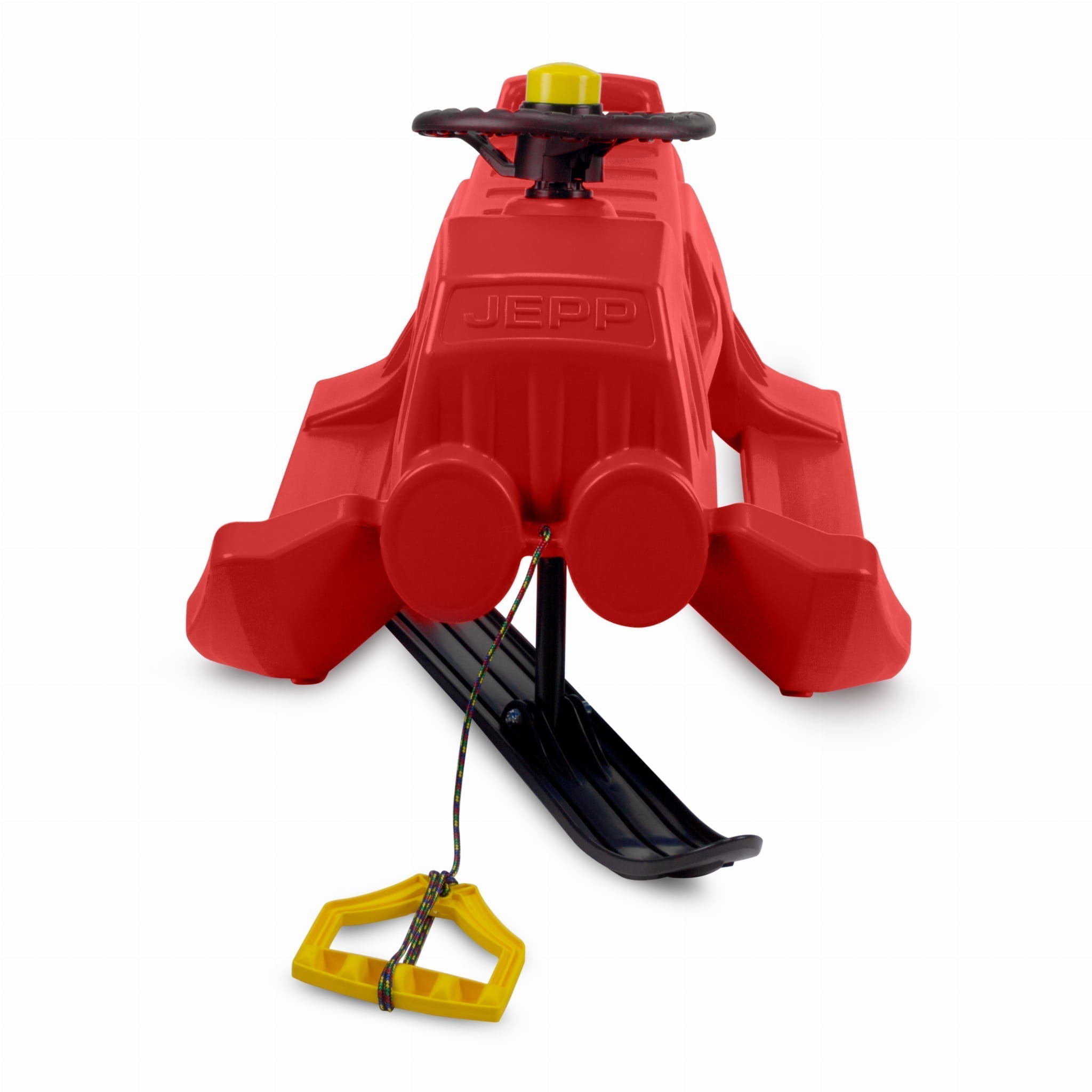 SnowGlide Sled - Lightweight Red Plastic with Steering