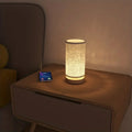 LinoGlow - Atmospheric Linen Night Lamp for Bedroom