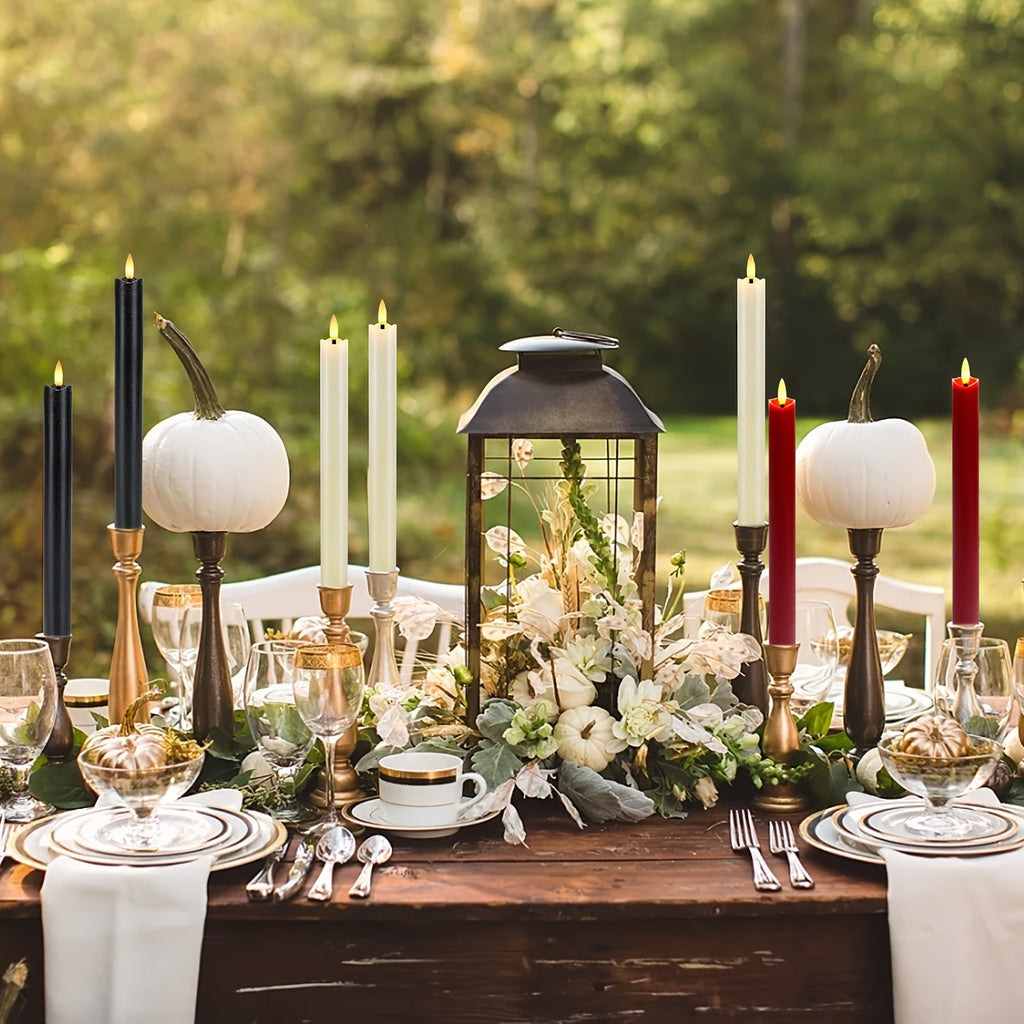 Eebuss Flameless Taper Candles – Realistic LED Effect