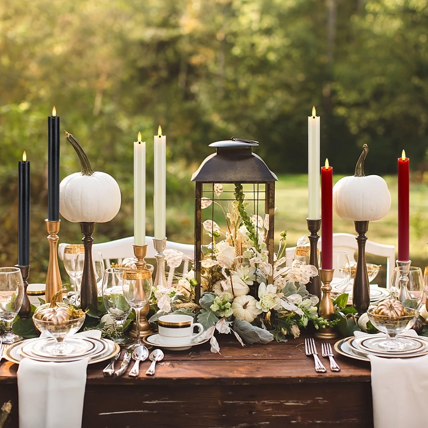 Eebuss Flameless Taper Candles – Realistic LED Effect