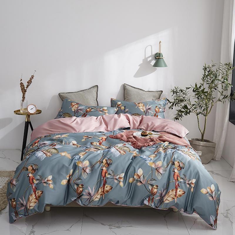 Blue-Gray Infinity – Luxury Duvet Cover Set