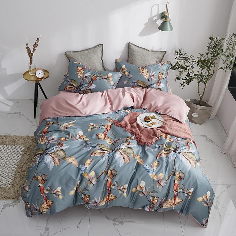 Blue-Gray Infinity – Luxury Duvet Cover Set