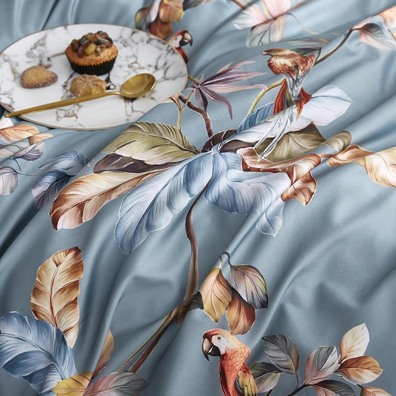 Blue-Gray Infinity – Luxury Duvet Cover Set