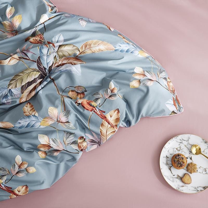 Blue-Gray Infinity – Luxury Duvet Cover Set