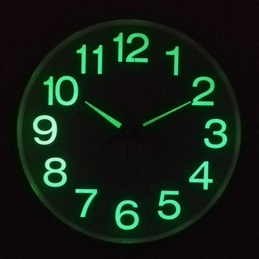 Silent Classroom Clock 30 cm - Silent & Illuminated Time