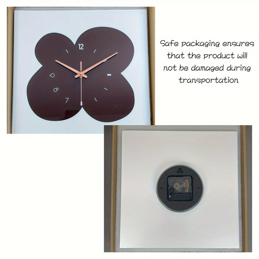 FloralTime Clock - Elegant Floral Wall Clock