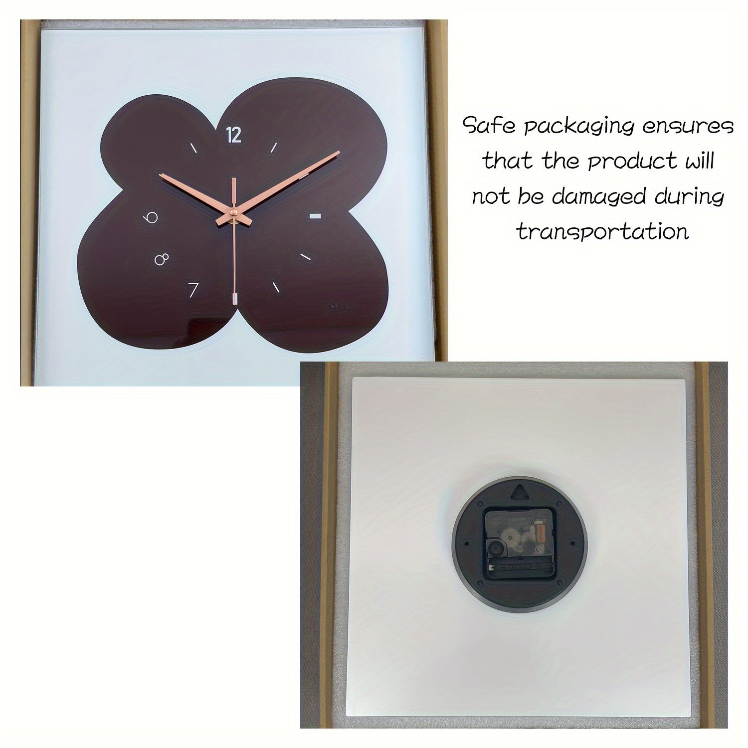 FloralTime Clock - Elegant Floral Wall Clock