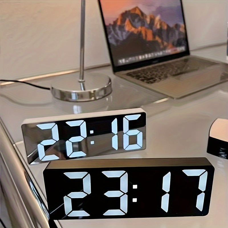 DigiGlow Clock - Modern LED Alarm Clock with Screen