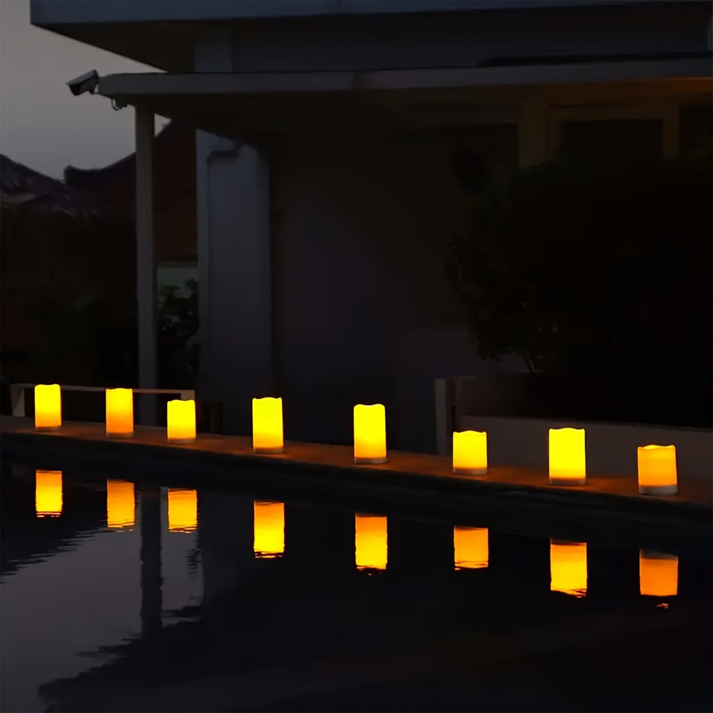 FlameFree - Waterproof LED Candle Set with Remote Control