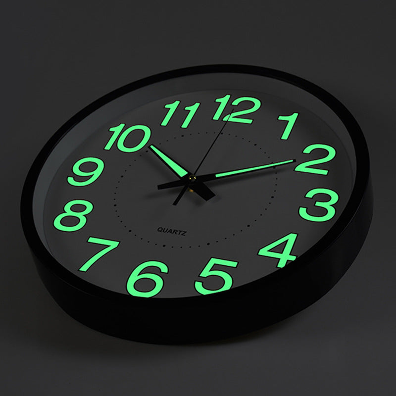 Silent Classroom Clock 30 cm - Silent & Illuminated Time