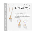 Alluring Crystal Jewelry Set with Necklace and Earrings - Elara
