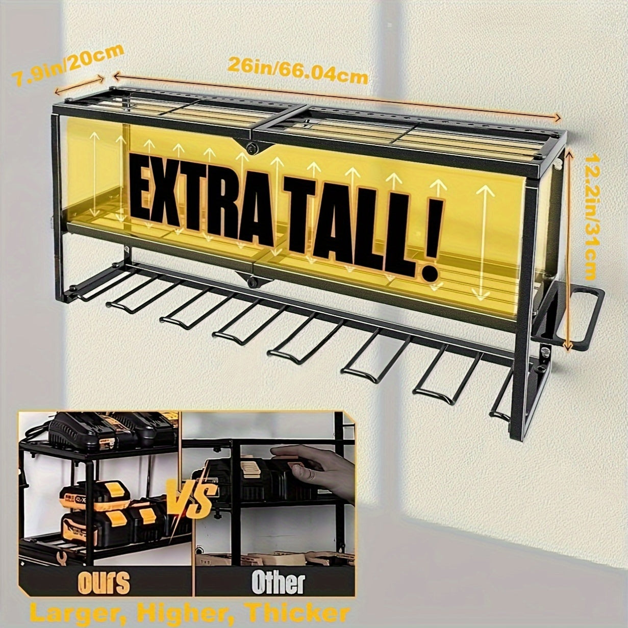 ToolShelf - Stylish Floating Tool Organizer