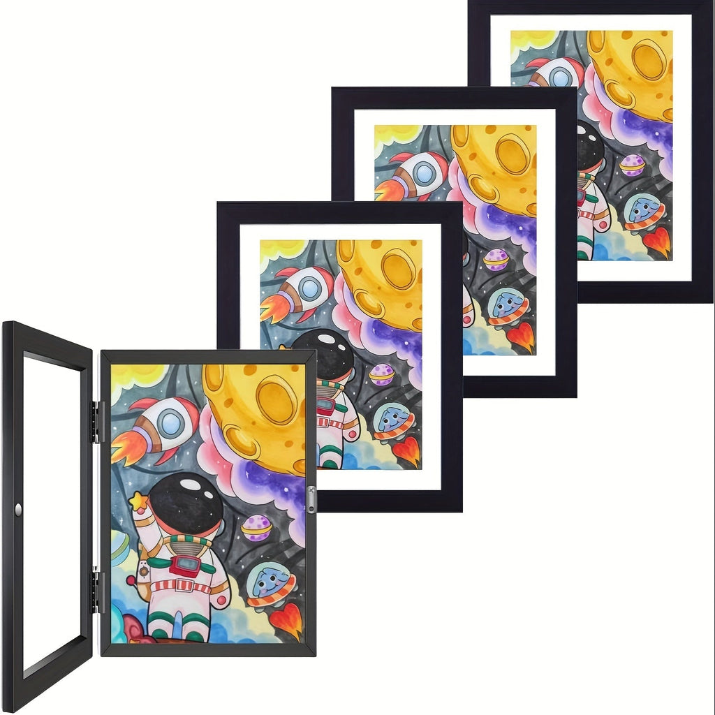 KidArtFrame – Cartoon Kids Picture Frame with Wooden Frame