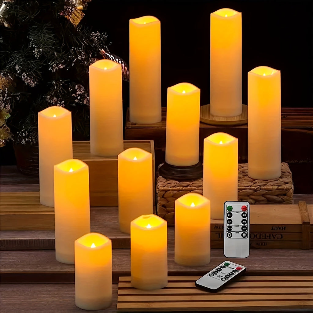 FlameFree - Waterproof LED Candle Set with Remote Control